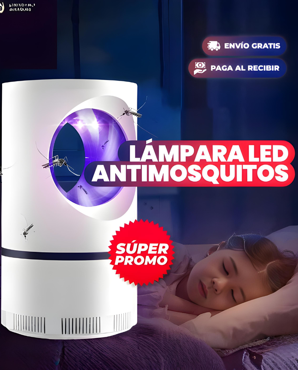 Lampara led antimosquitos