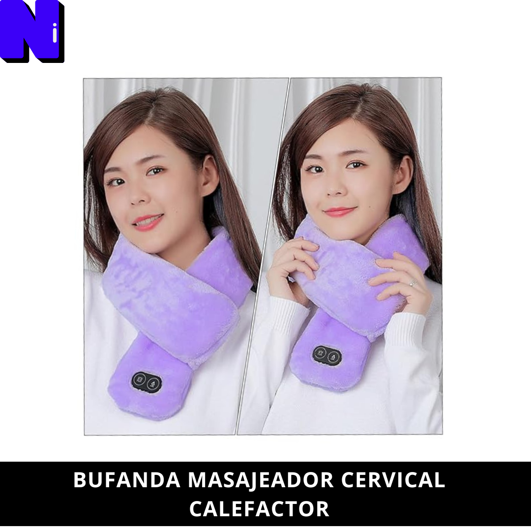 BUFANDA MASAJEADOR CERVICAL CALEFACTOR