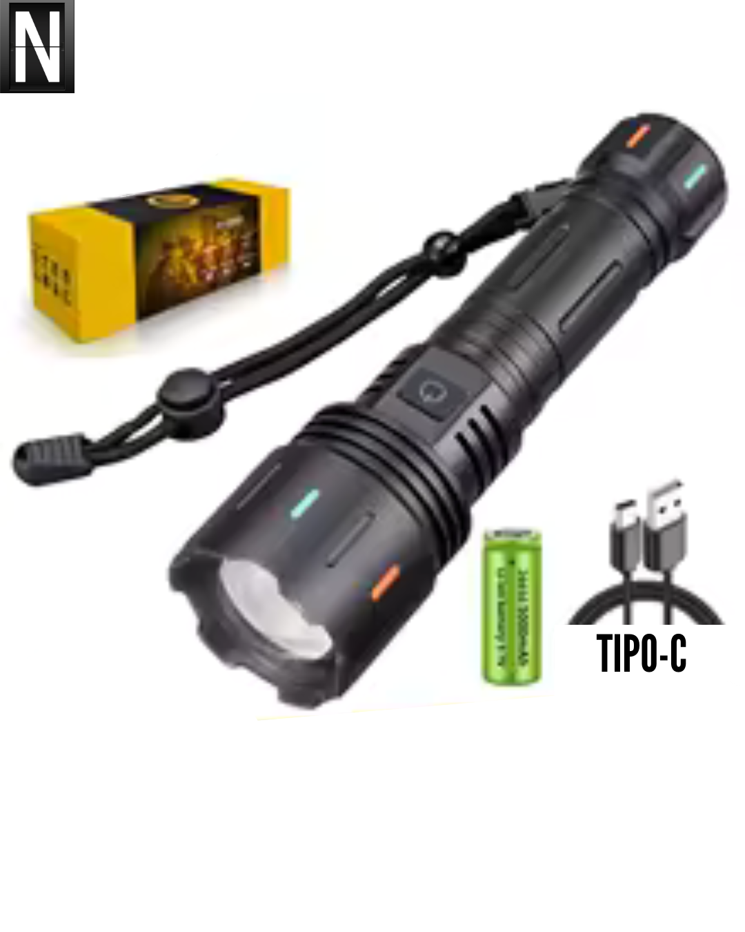Linterna led con zoom