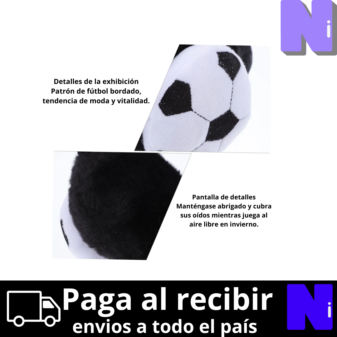 OREJERA PARA NIÑO BALON FUTBOL