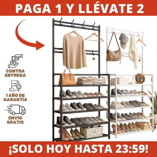 *Compra 1 y LLÉVATE 2* - Organizador de 5 niveles - Zapatero y Ropero