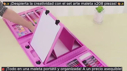 Set Arte Maleta 208 Piezas