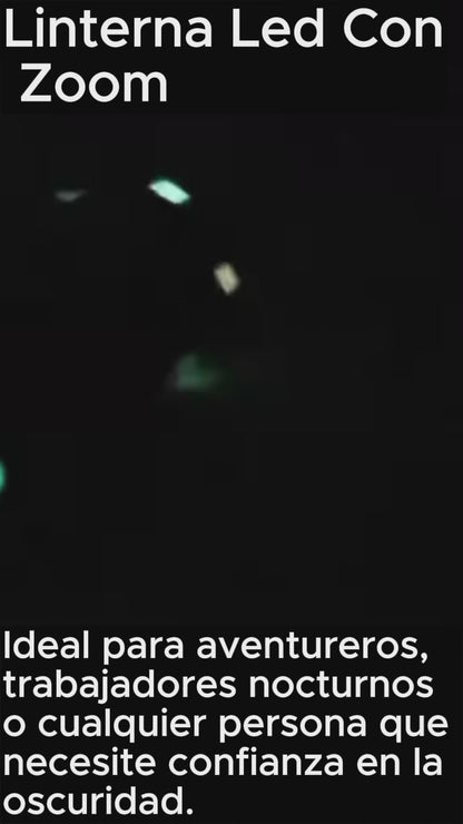 Linterna led con zoom